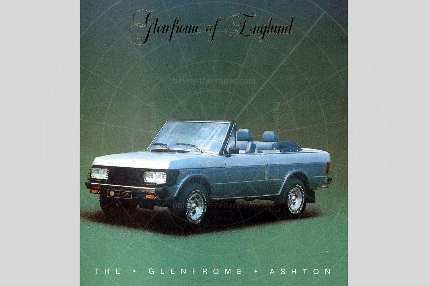 Glenfrome Ashton, based on the Range Rover Classic Pic: magiccarpics.co.uk | Glenfrome Ashton, based on the Range Rover Classic