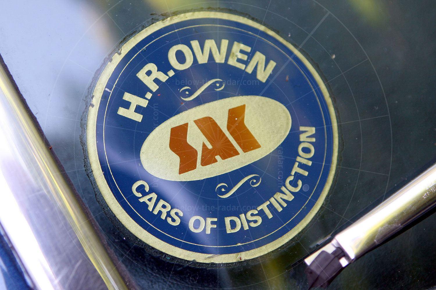 Aston Martin DBS6 shooting brake by Panelcraft - HR Owen dealer sticker Pic: magiccarpics.co.uk | Aston Martin DBS6 shooting brake by Panelcraft - HR Owen dealer sticker