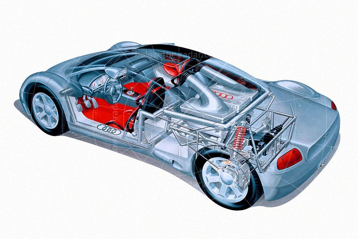 Audi Avus cutaway Pic: Audi | Audi Avus cutaway