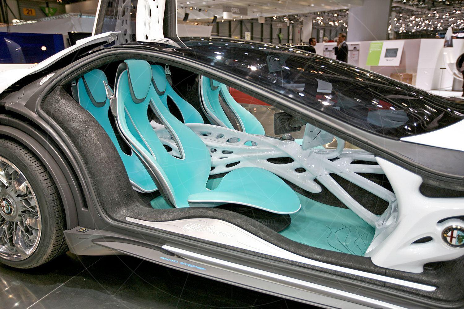 Bertone Pandion interior, at the 2010 Geneva salon Pic: magiccarpics.co.uk |