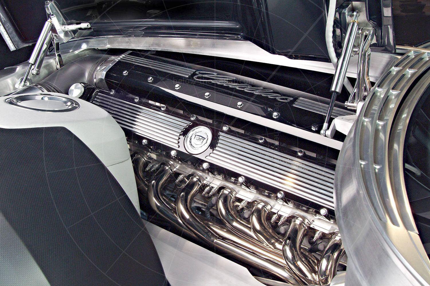Cadillac Sixteen engine bay Pic: Cadillac | Cadillac Sixteen engine bay
