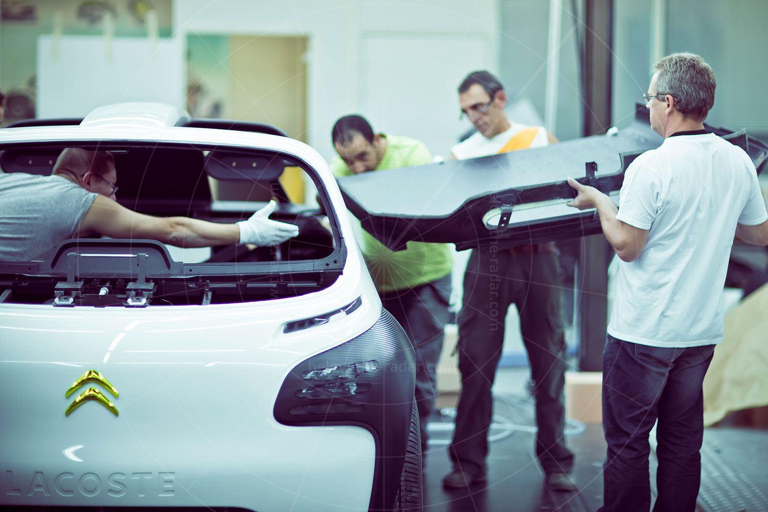 Citroen Lacoste being built Pic: Citroen | Citroen Lacoste being built