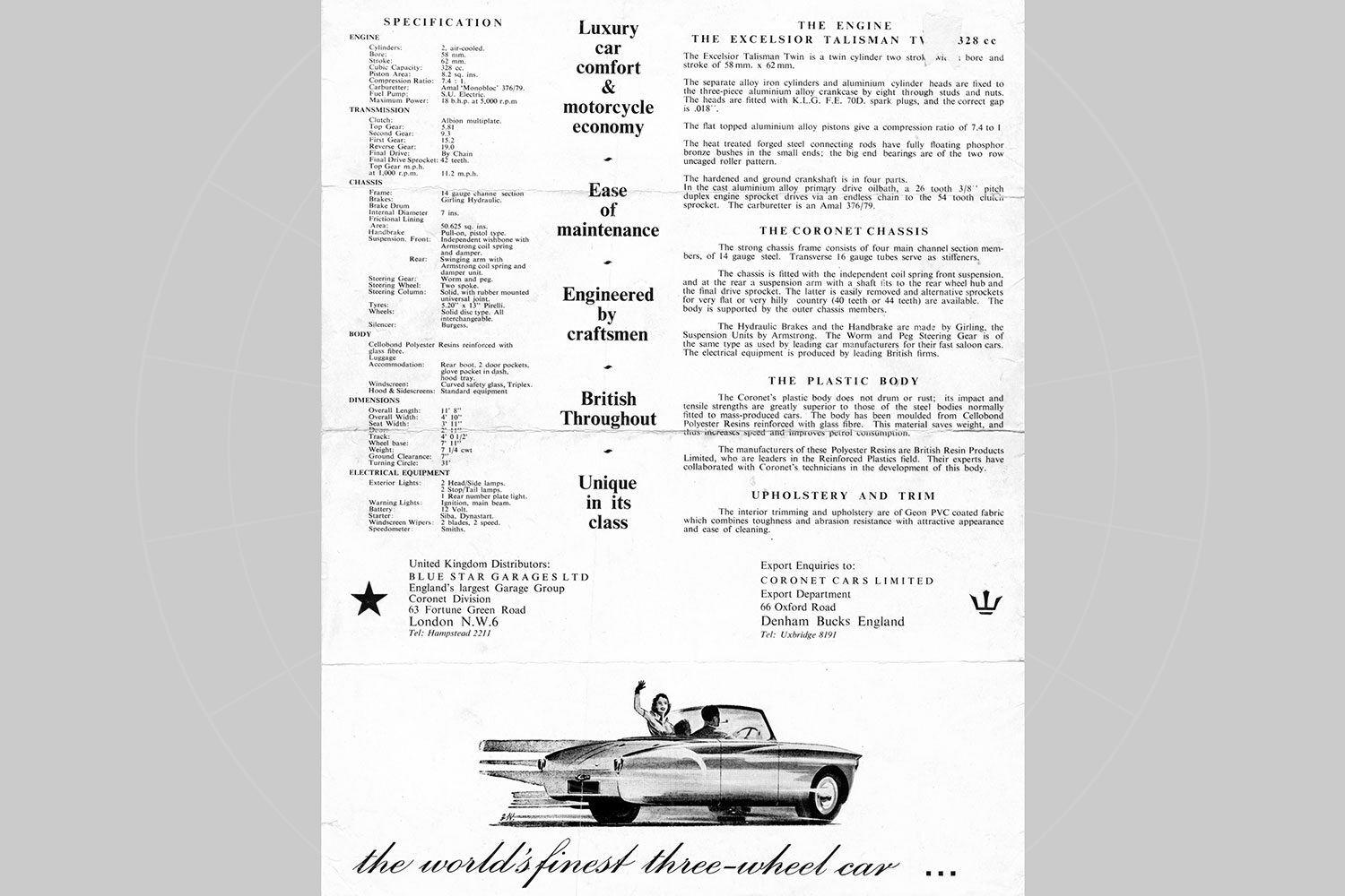 The Coronet sales brochure Pic: magiccarpics.co.uk | The Coronet sales brochure