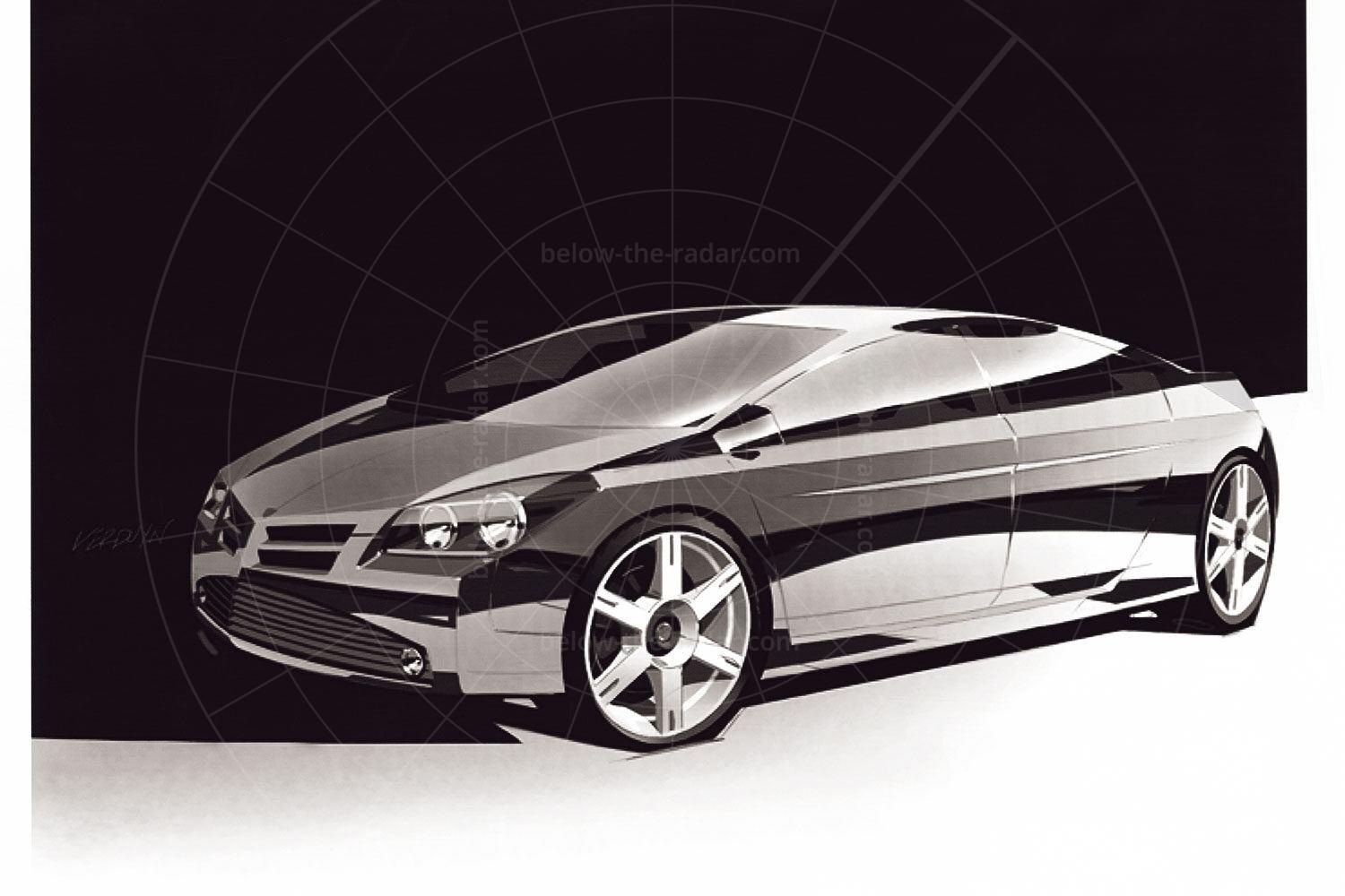 Dodge ESX3 Pic: Dodge | Dodge ESX3 design sketch