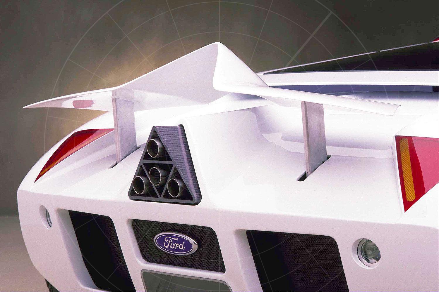 Ford GT90 rear spoiler Pic: Ford | Ford GT90 rear spoiler