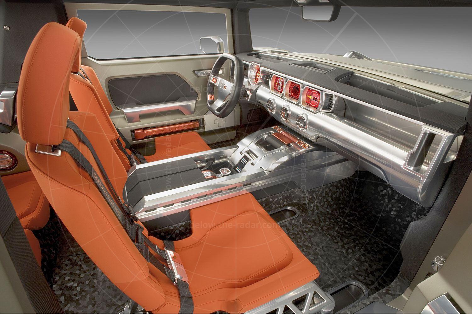 Hummer HX interior Pic: General Motors | Hummer HX interior