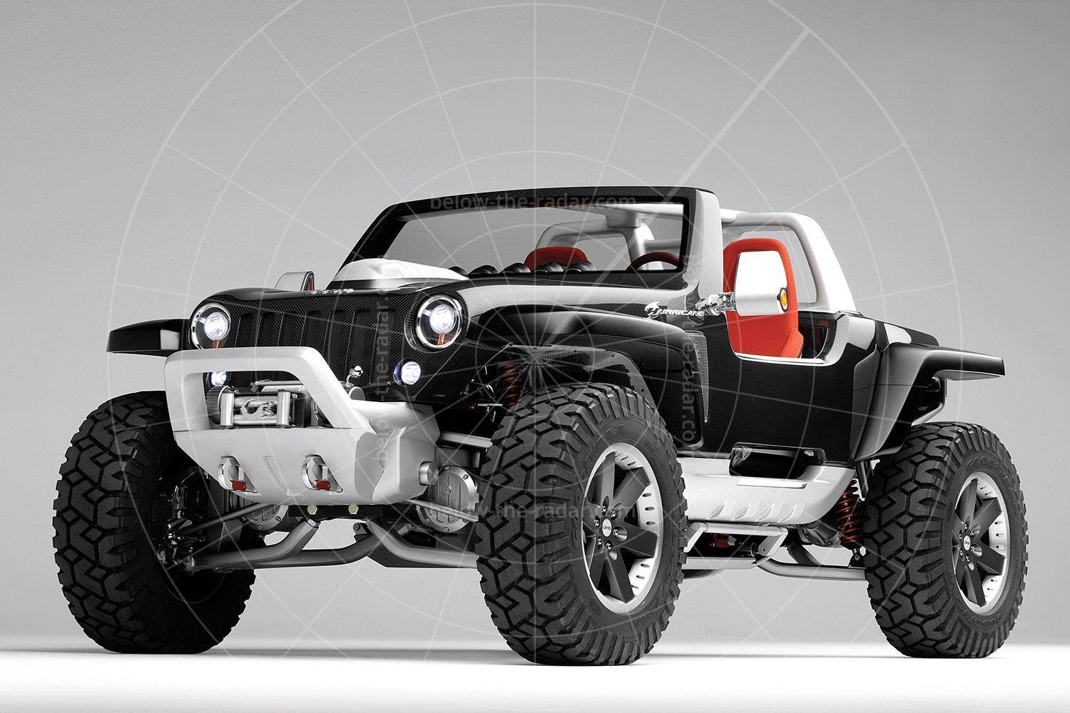 The story of the Jeep Hurricane concept car on Below The Radar