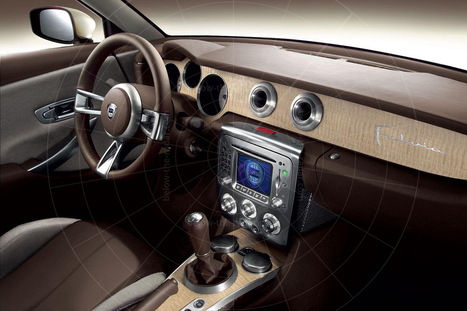 Lancia Fulvia concept dashboard Pic: Lancia | Lancia Fulvia dashboard