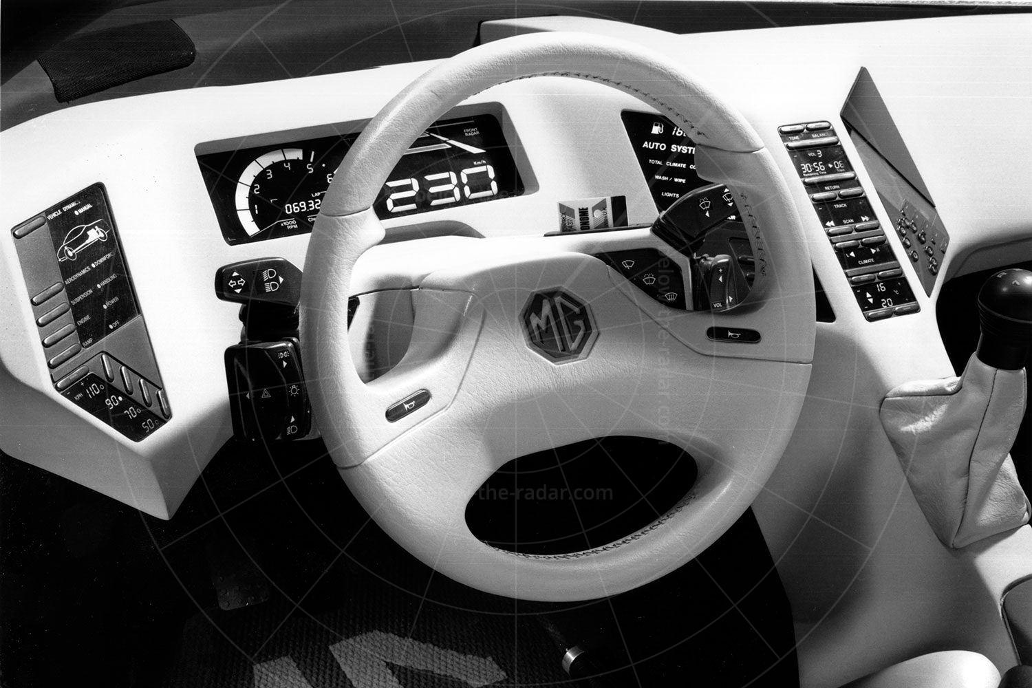 MG EX-E dashboard Pic: magiccarpics.co.uk | MG EX-E dashboard