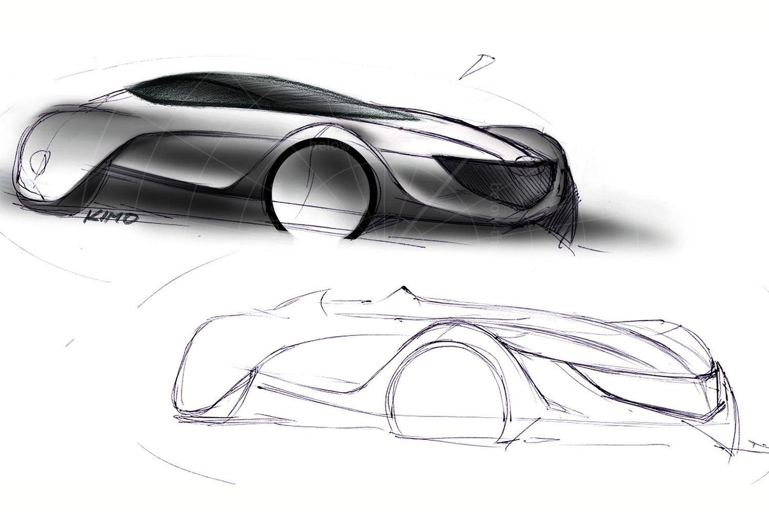 Mazda Taiki design sketch Pic: Mazda | Mazda Taiki design sketch