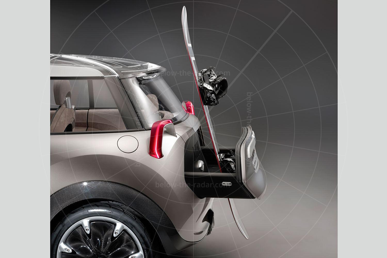 Mini Rocketman integral ski rack Pic: BMW | Mini Rocketman integral ski rack