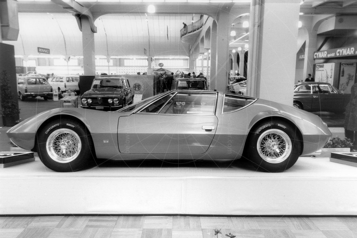 Monteverdi Hai 450SS at the 1970 Geneva Salon Pic: magiccarpics.co.uk | Monteverdi Hai 450SS at the 1970 Geneva Salon