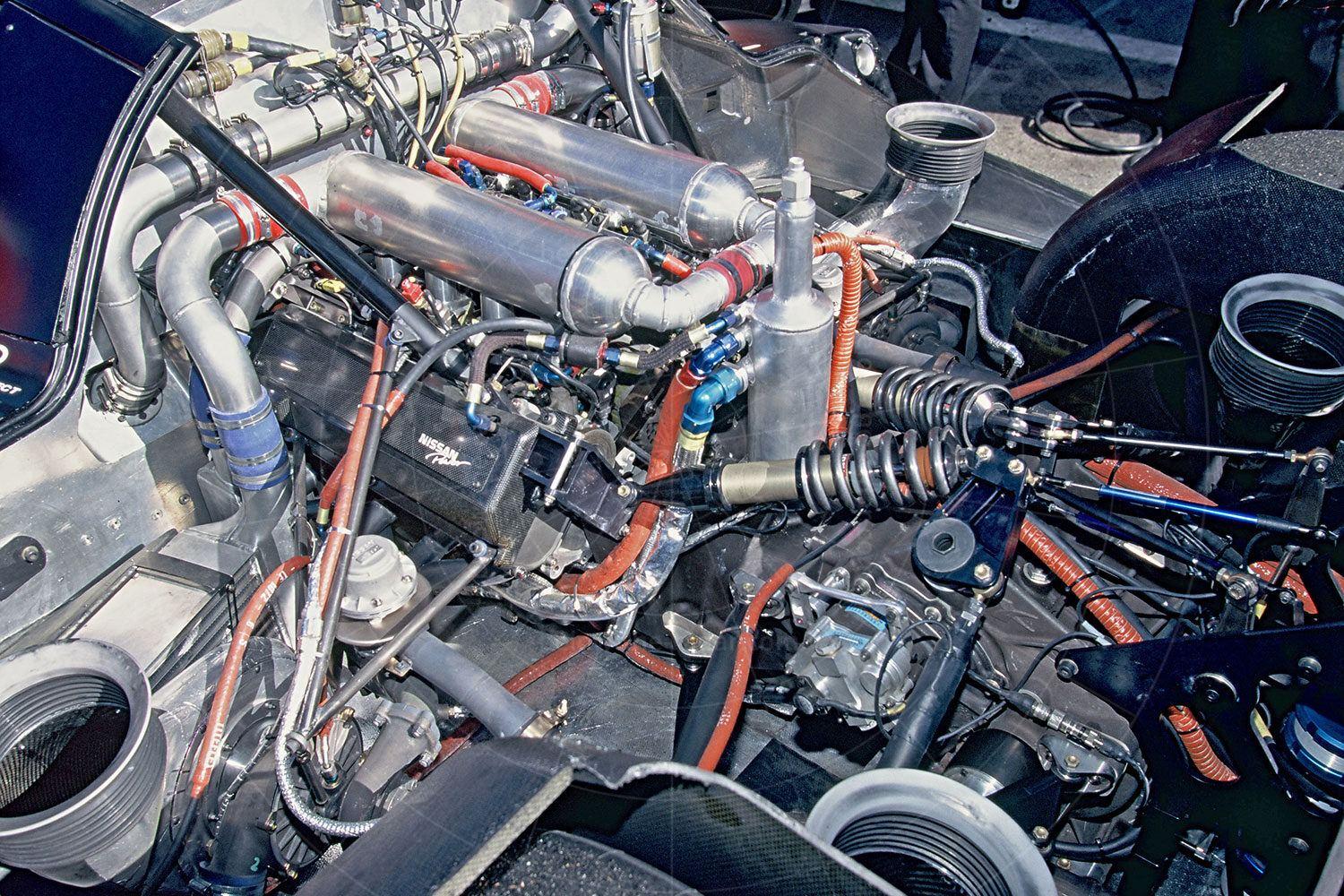 Nissan R390 racer Pic: Nissan | Nissan R390 racer engine bay