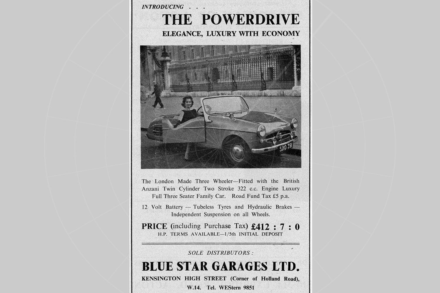 Powerdrive advert Pic: magiccarpics.co.uk | Powerdrive advert