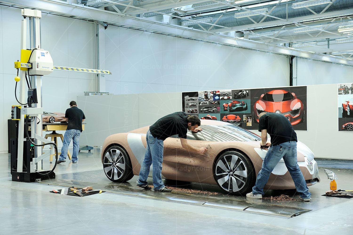 Renault DeZir under construction Pic: Renault | Renault DeZir under construction