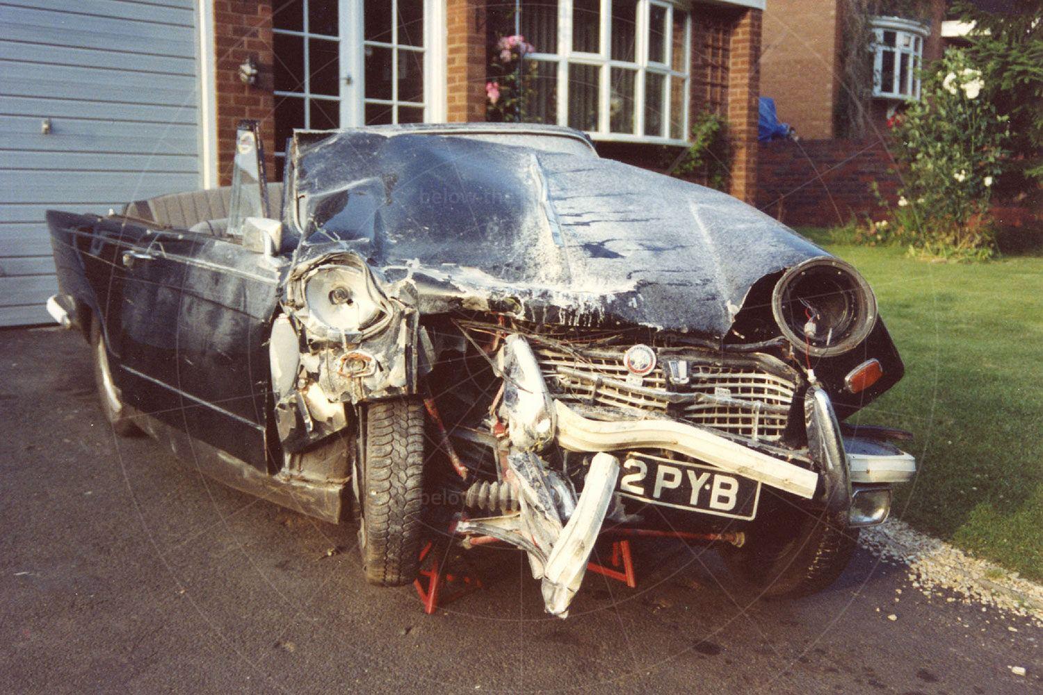In June 1992 the Herald was destroyed in a crash Pic: magiccarpics.co.uk | In June 1992 the Herald was destroyed in a crash