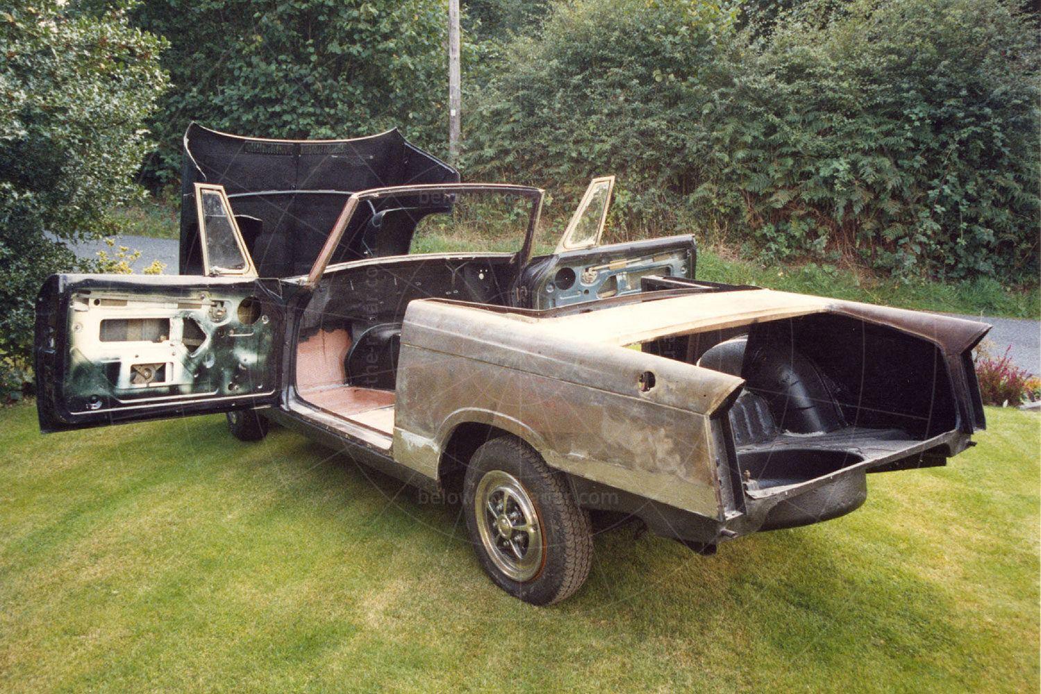 The bodyshell, with everything lined up ready for the paint shop Pic: magiccarpics.co.uk | The bodyshell, with everything lined up ready for the paint shop