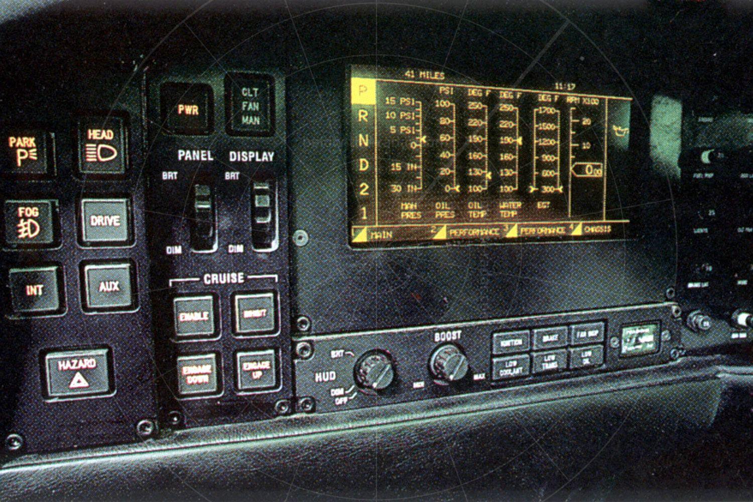 Vector W8 dashboard Pic: magiccarpics.co.uk | Vector W8 dashboard