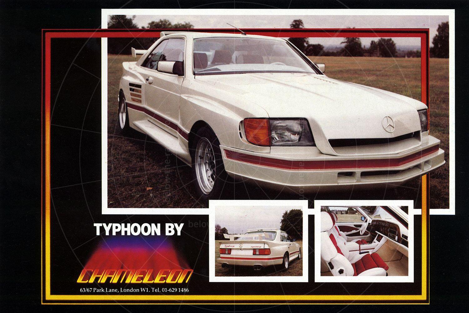 Mercedes Chameleon Typhoon brochure Pic: magiccarpics.co.uk | Mercedes Chameleon Typhoon brochure