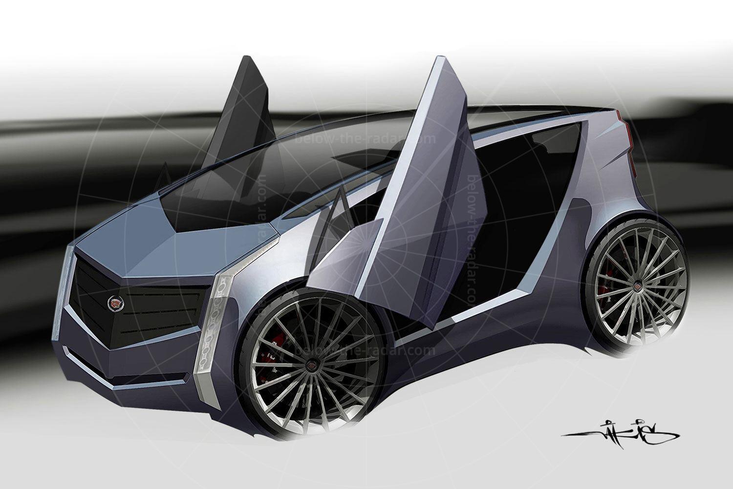 Cadillac Urban Luxury Concept sketch Pic: GM | Cadillac Urban Luxury Concept sketch