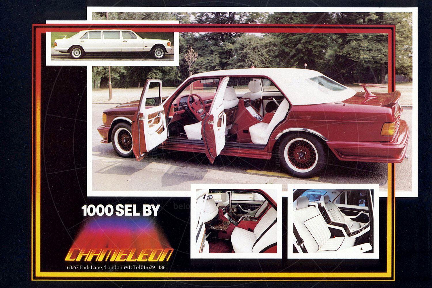 Mercedes Chameleon 1000 SEL brochure Pic: magiccarpics.co.uk | Mercedes Chameleon 1000 SEL brochure
