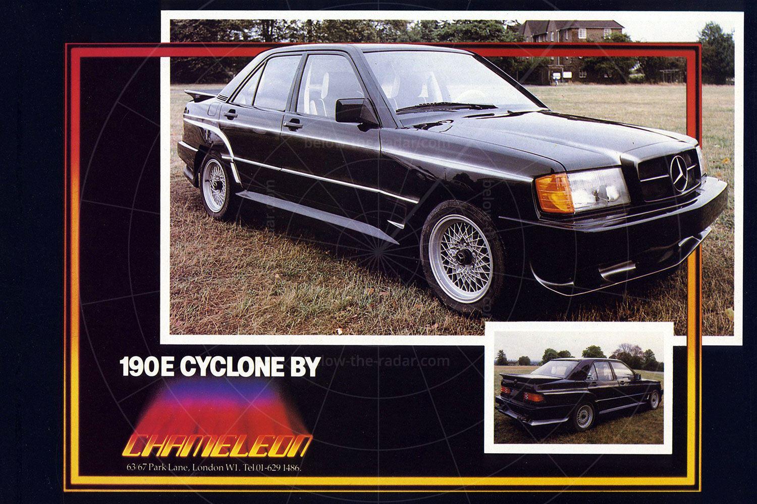 Mercedes Chameleon Cyclone brochure Pic: magiccarpics.co.uk | Mercedes Chameleon Cyclone brochure