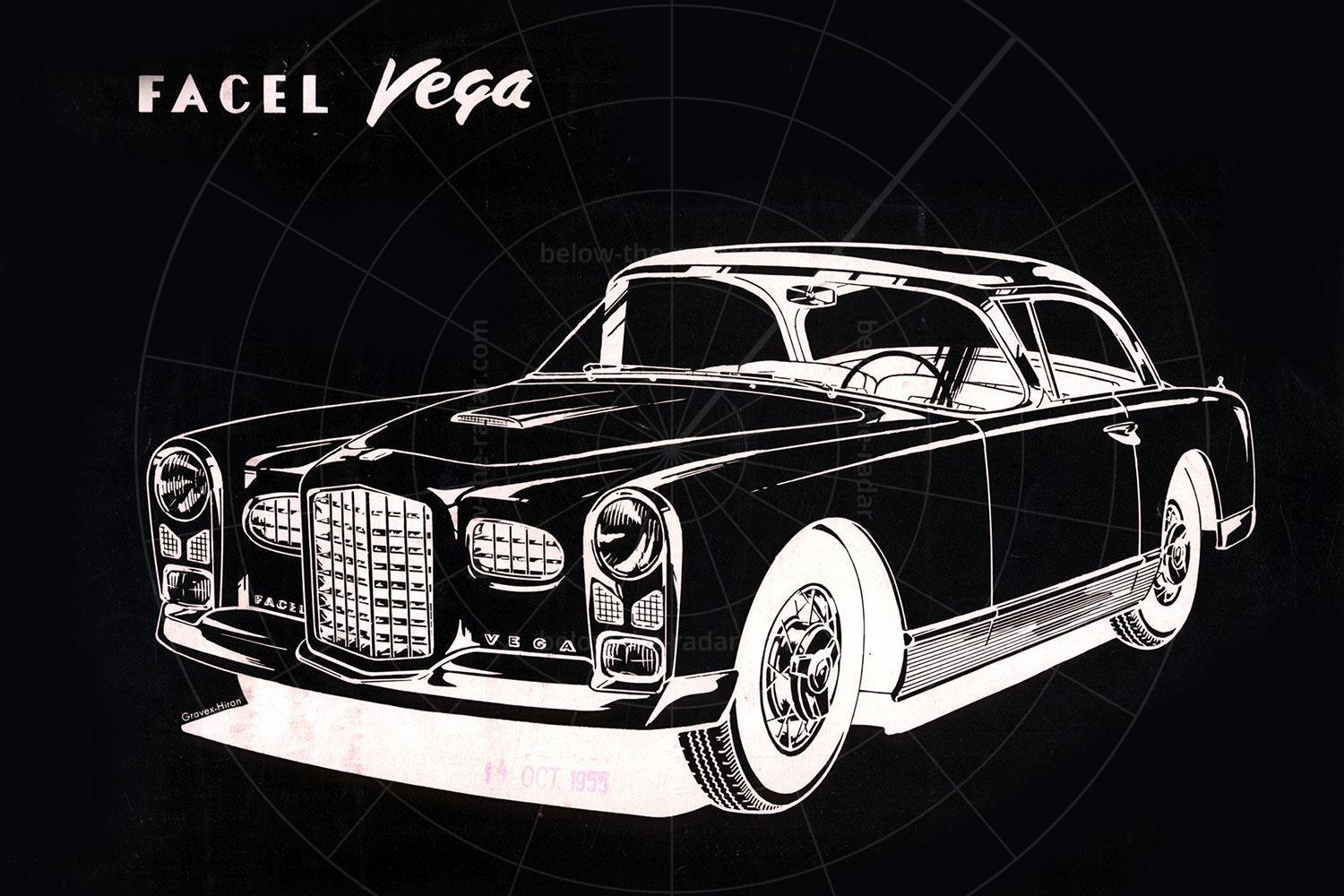 Facel Vega 1955 FV brochure Pic: magiccarpics.co.uk | Facel Vega 1955 FV brochure