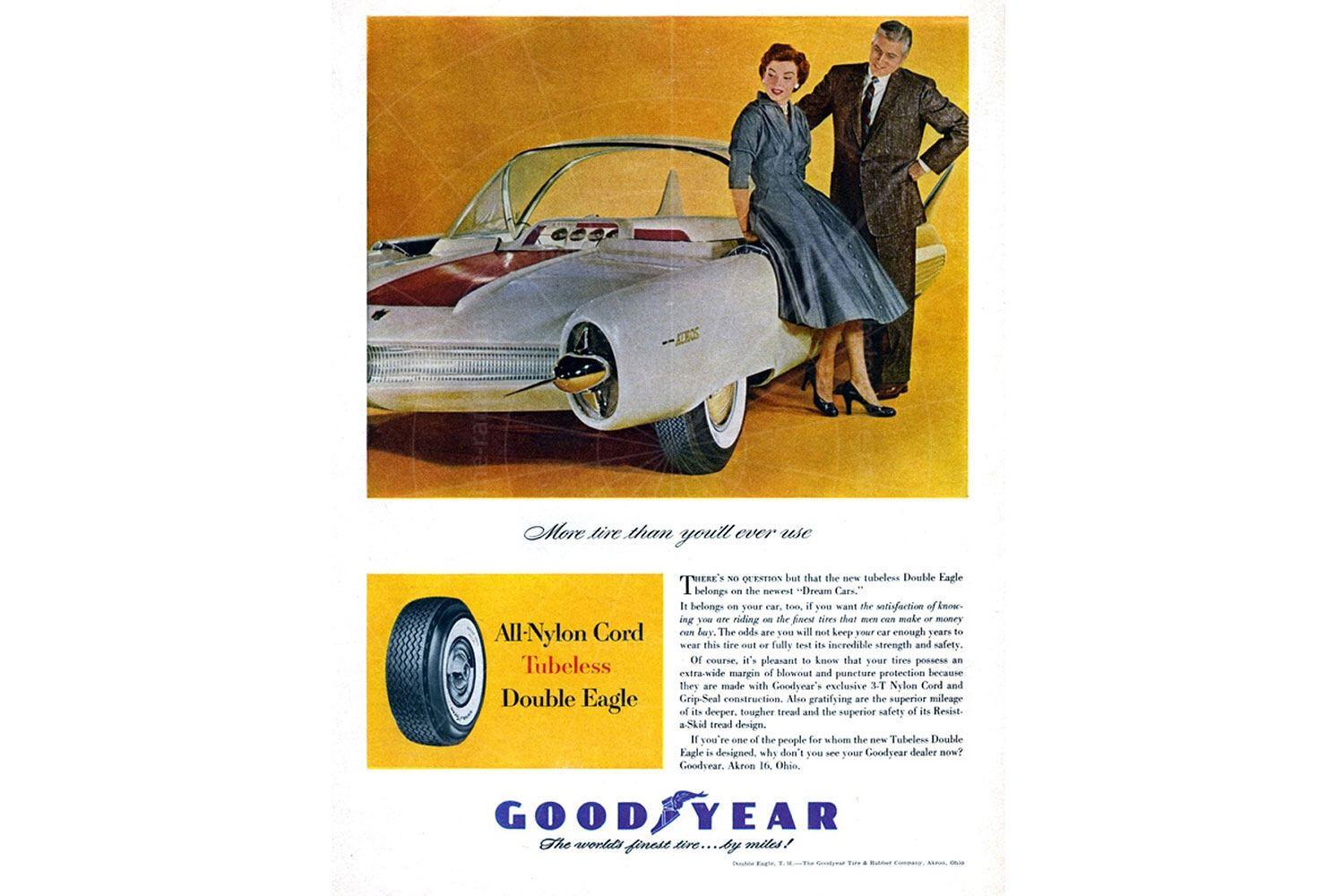 Goodyear advert featuring Ford FX-Atmos concept Pic: magiccarpics.co.uk | Goodyear advert featuring Ford FX-Atmos concept