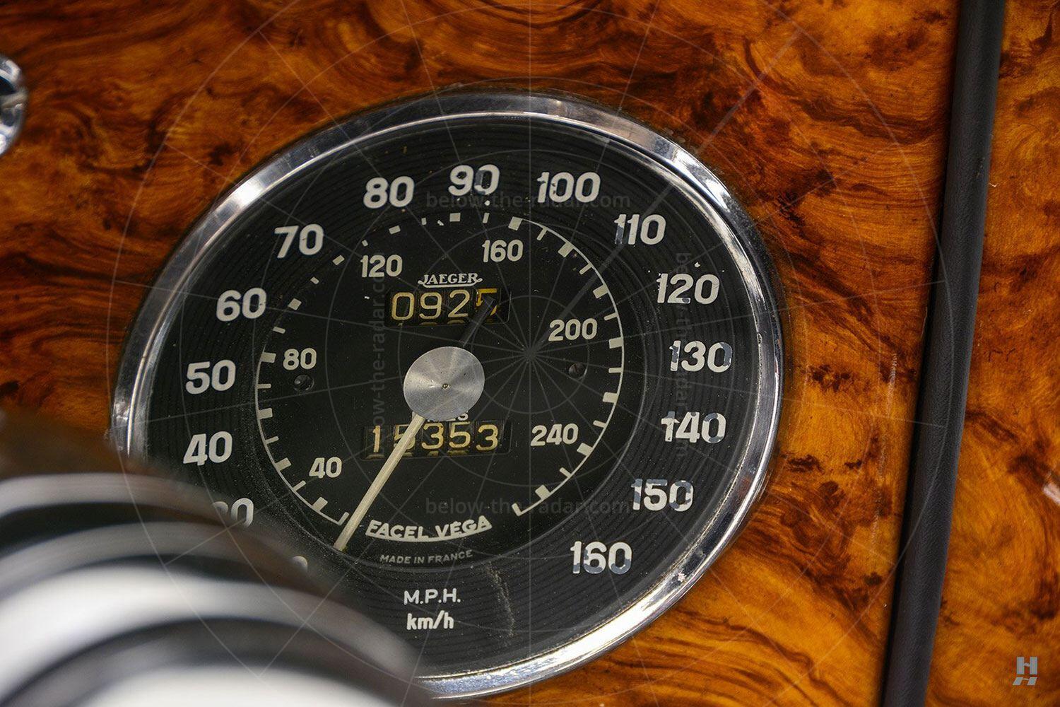 Facel Vega HK500 dashboard Pic: Hyman Ltd | Facel Vega HK500 dashboard