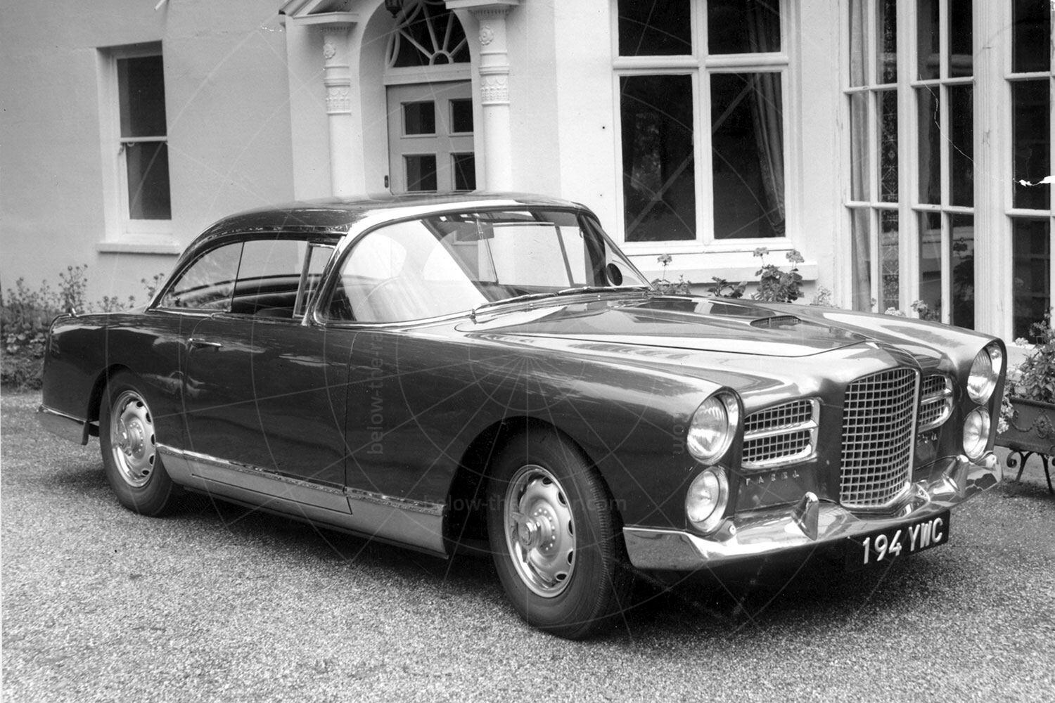Facel Vega HK500 publicity shot Pic: magiccarpics.co.uk | Facel Vega HK500 publicity shot