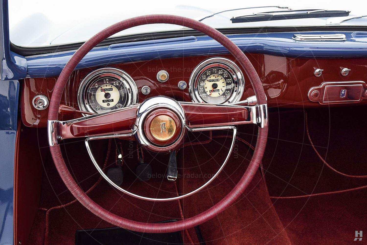 Fiat 1100 cabriolet by Allemano - dashboard Pic: Hyman Ltd | Fiat 1100 cabriolet by Allemano - dashboard