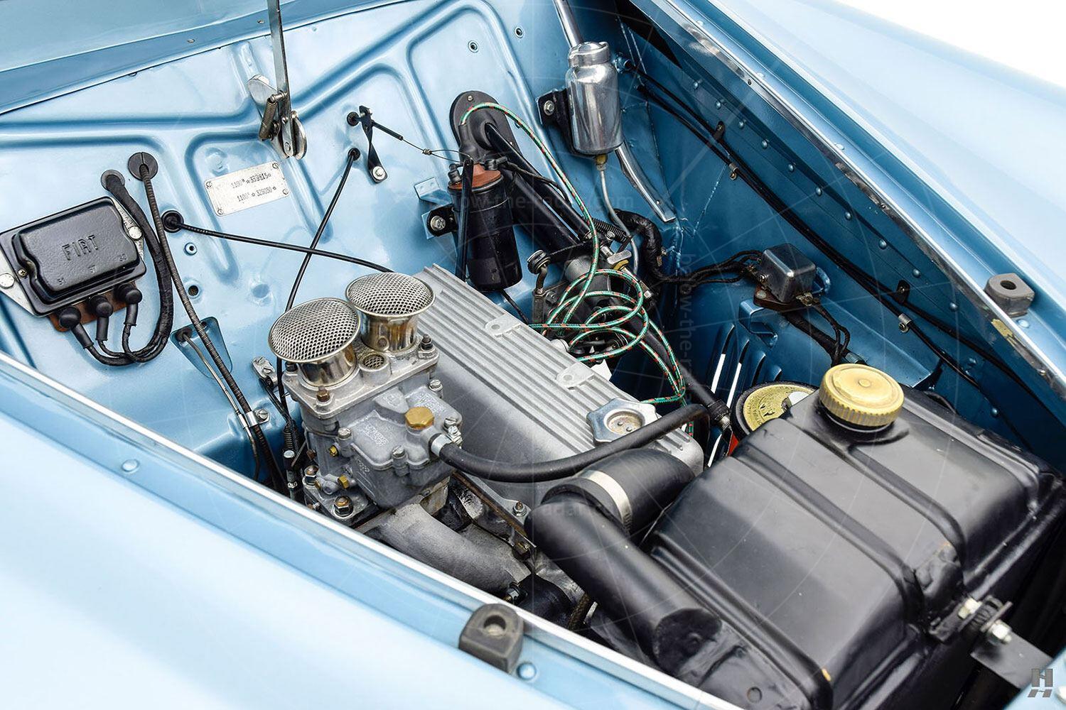 Fiat 1100 cabriolet by Pinin Farina - engine bay Pic: Hyman Ltd | Fiat 1100 cabriolet by Pinin Farina - engine bay