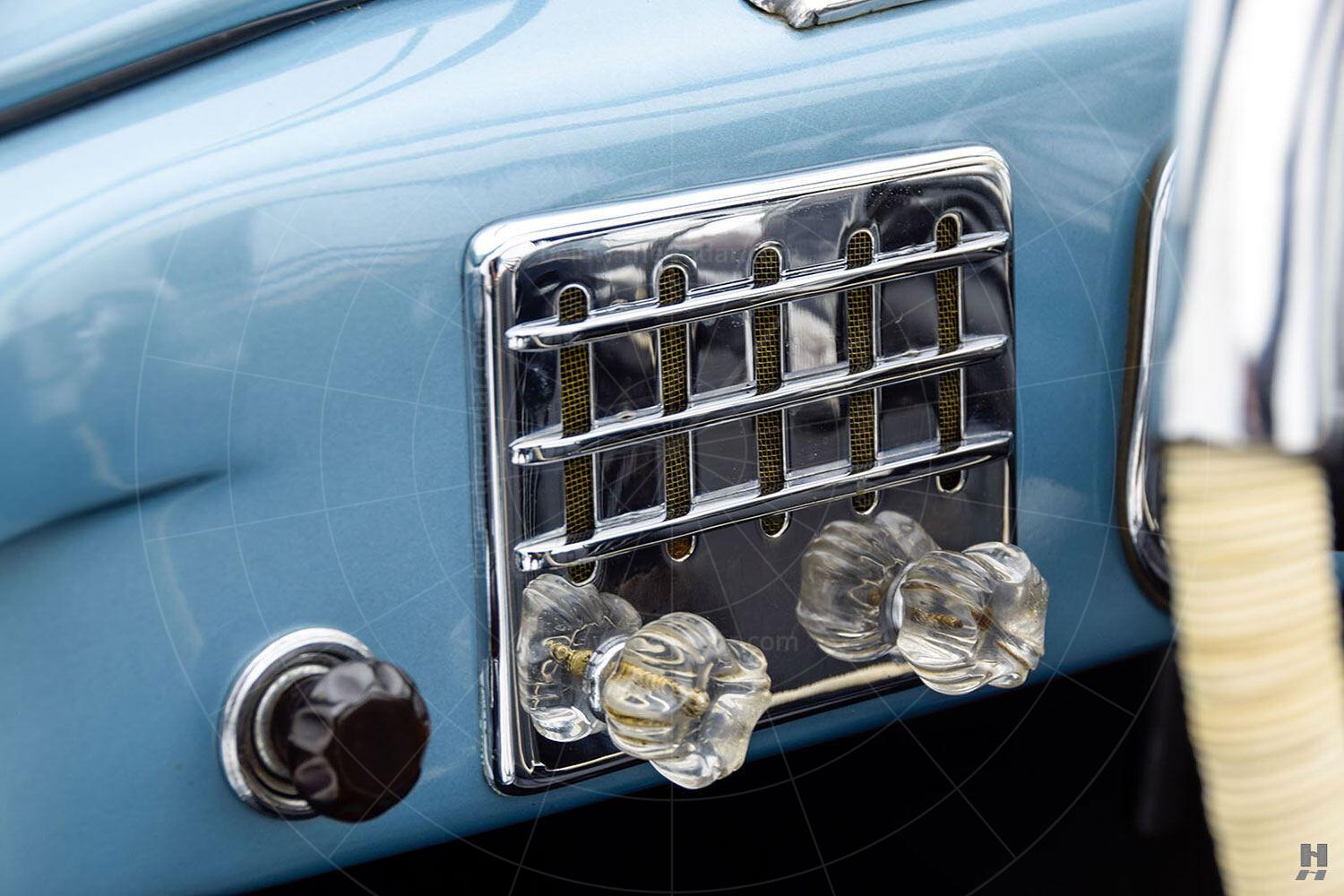 Fiat 1100 cabriolet by Pinin Farina - dashboard Pic: Hyman Ltd | Fiat 1100 cabriolet by Pinin Farina - dashboard