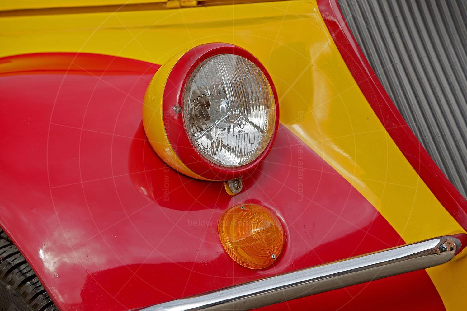 Fiat Gamine headlight Pic: magiccarpics.co.uk | Fiat Gamine headlight