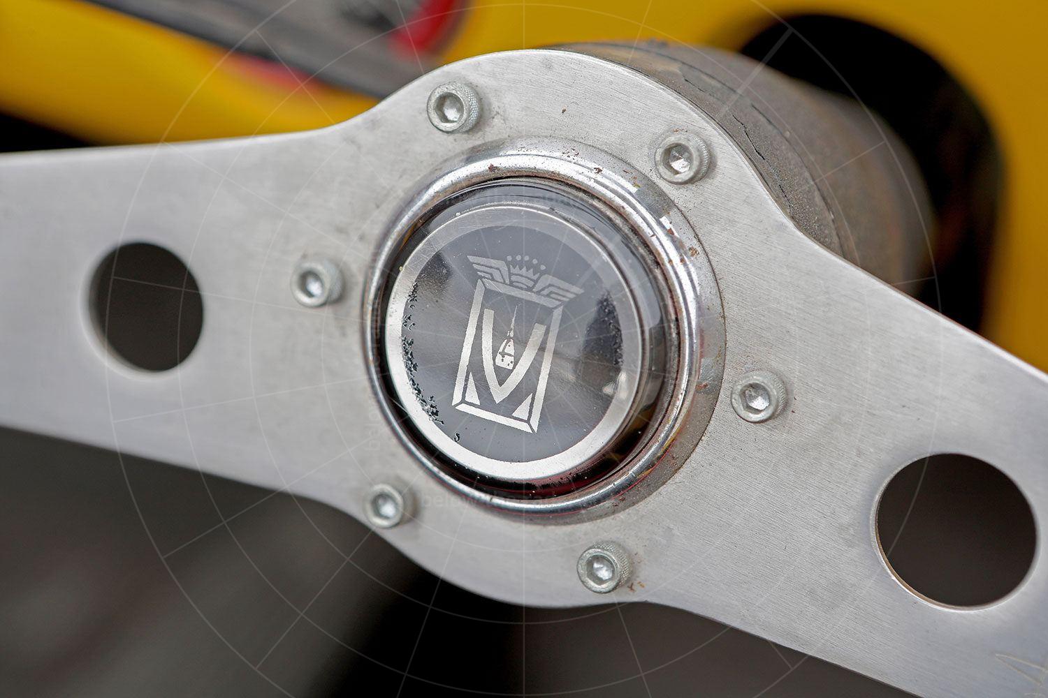 Fiat Gamine steering wheel Pic: magiccarpics.co.uk | Fiat Gamine steering wheel