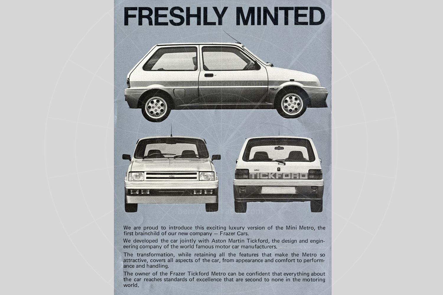 Frazer Tickford Metro brochure Pic: magiccarpics.co.uk | Frazer Tickford Metro brochure