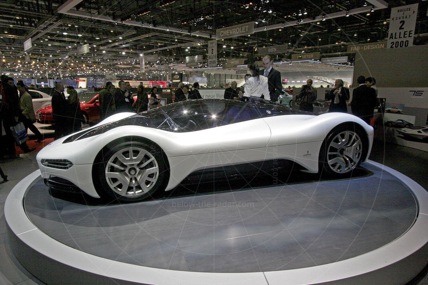 Pininfarina Birdcage 75th at the 2005 Geneva Salon Pic: magiccarpics.co.uk | Pininfarina Birdcage 75th at the 2005 Geneva Salon