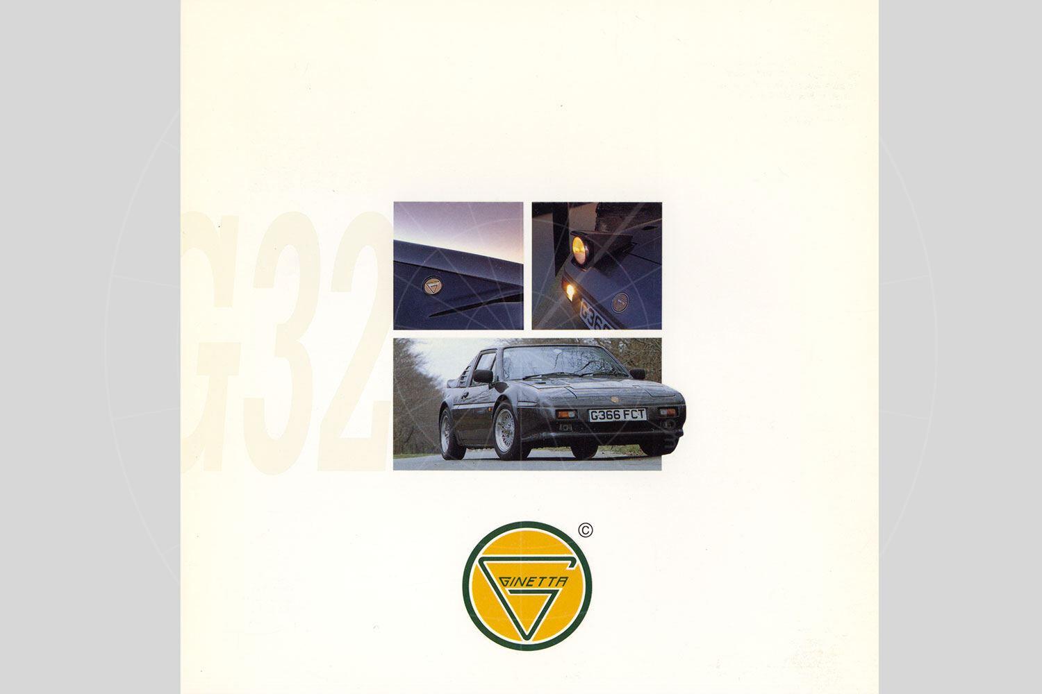The Ginetta G32 brochure Pic: magiccarpics.co.uk | The Ginetta G32 brochure