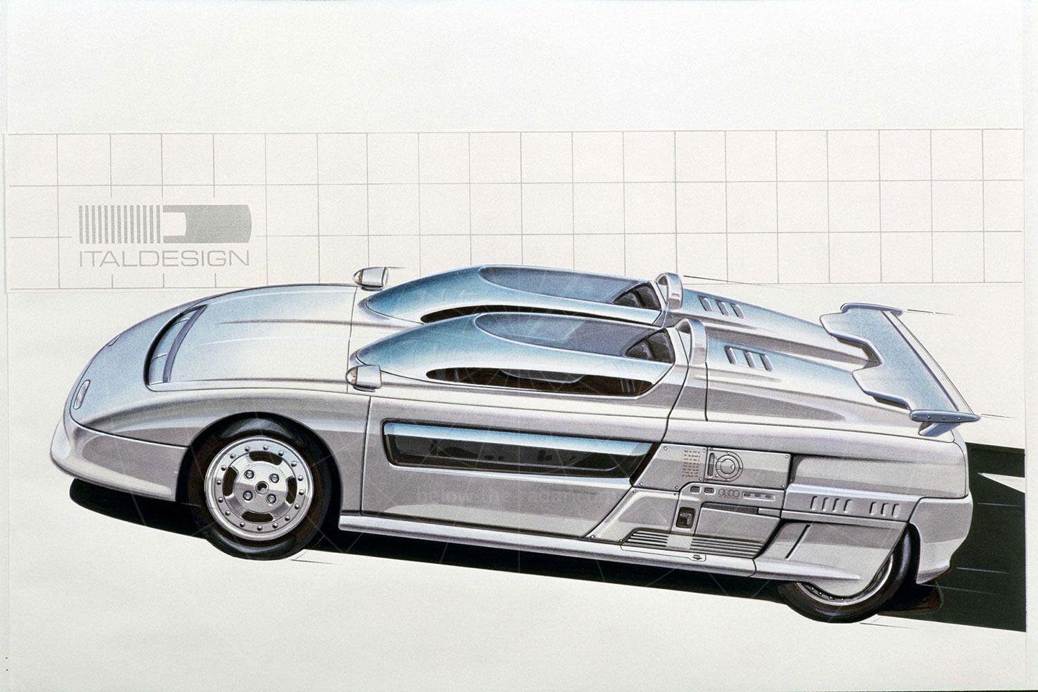 Italdesign Aztec sketch Pic: magiccarpics.co.uk | Italdesign Aztec sketch