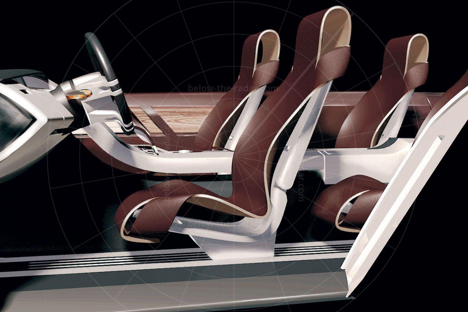 Land Rover Range Stormer interior sketch Pic: Land Rover | Land Rover Range Stormer interior sketch