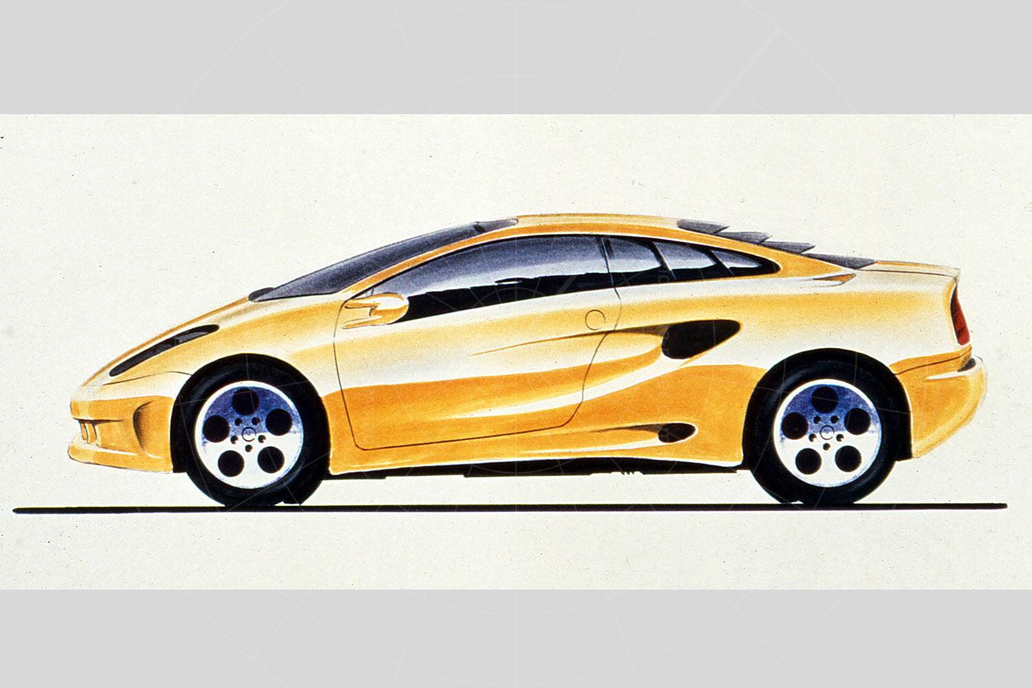Lamborghini Cala design sketch Pic: magiccarpics.co.uk | Lamborghini Cala design sketch