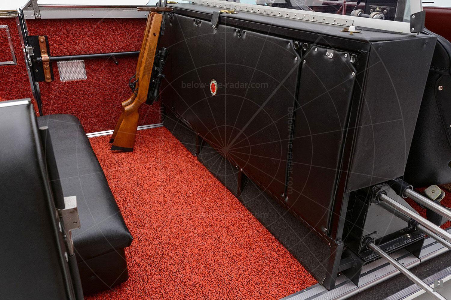 Mohs Safarikar rear seat folded away Pic: Hyman Ltd | Mohs Safarikar rear seat folded away