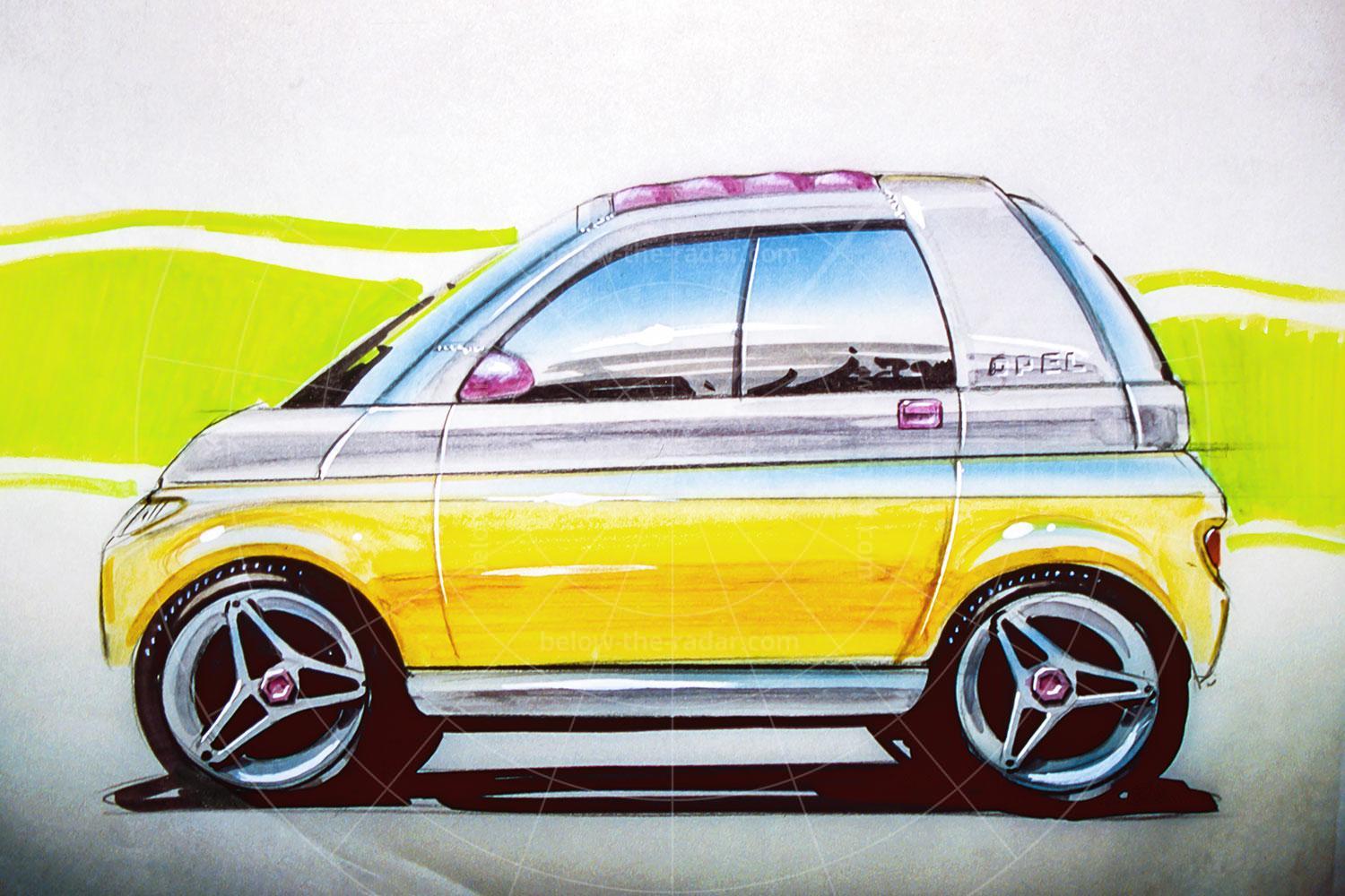 Opel Maxx design sketch