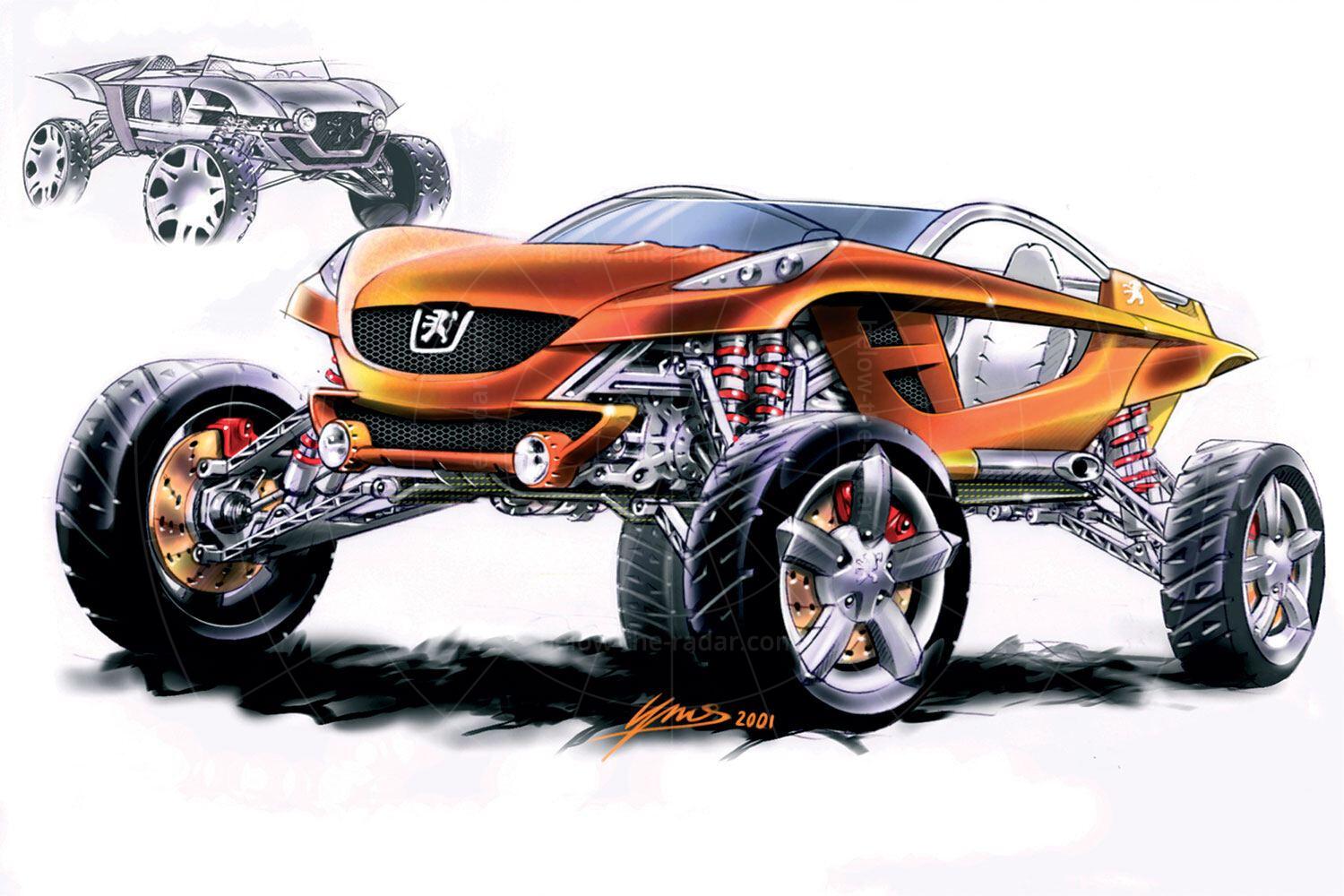 Peugeot Hoggar sketch Pic: Peugeot | Peugeot Hoggar sketch