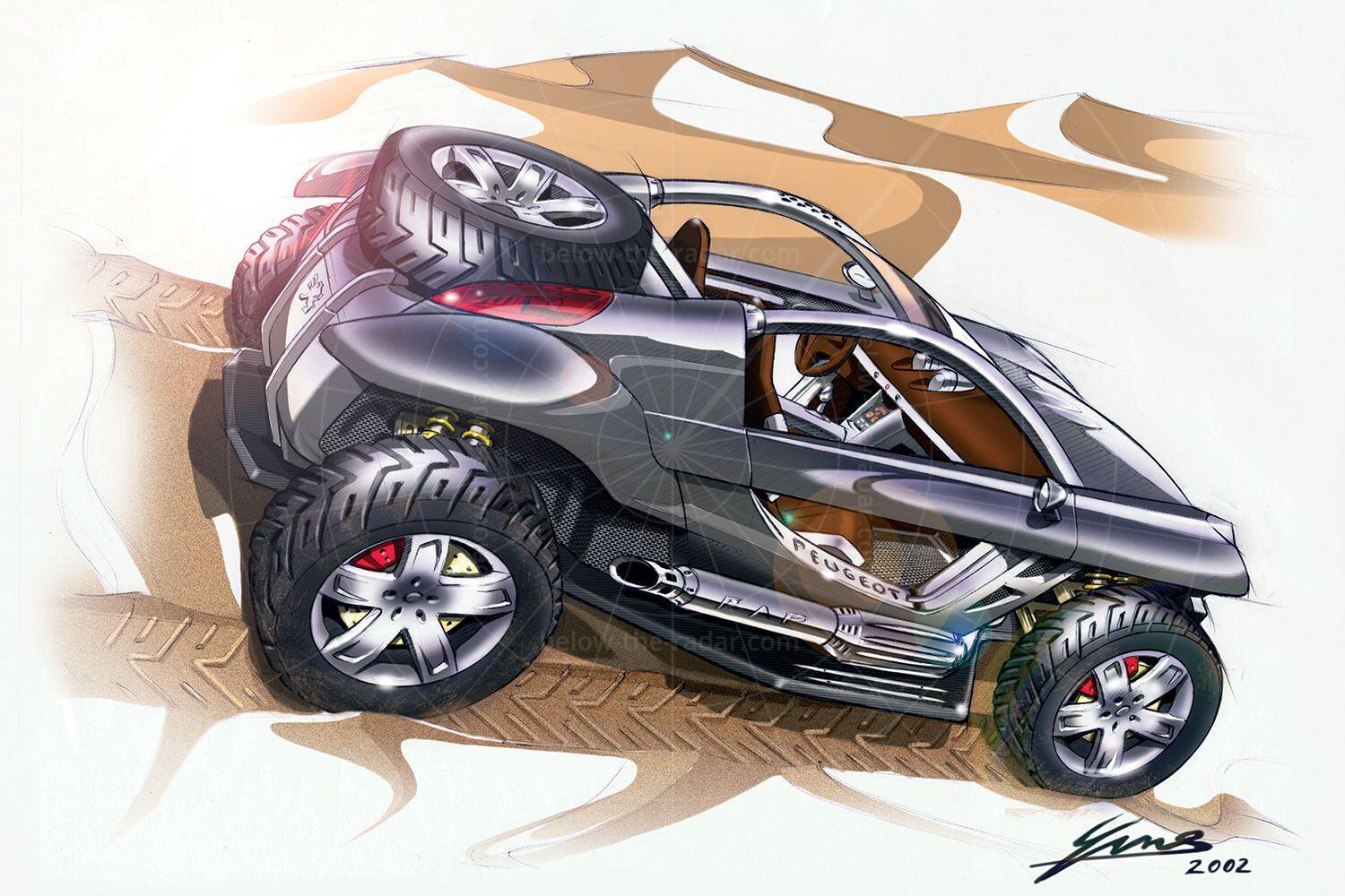 Peugeot Hoggar sketch Pic: Peugeot | Peugeot Hoggar sketch