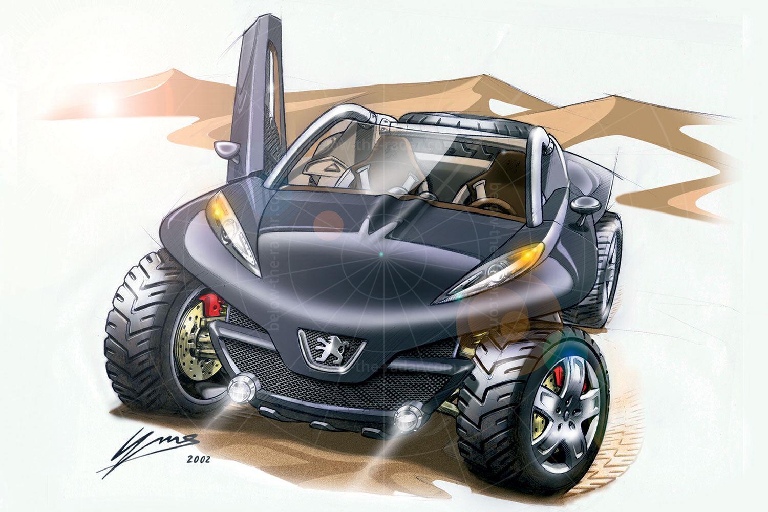 Peugeot Hoggar sketch Pic: Peugeot | Peugeot Hoggar sketch