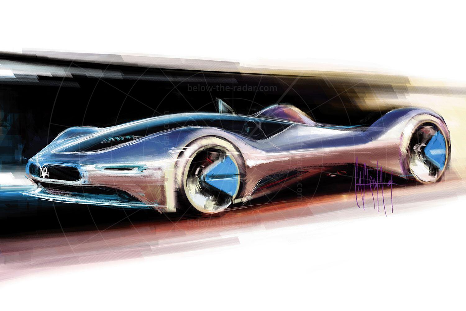 Pininfarina Birdcage 75th sketch Pic: Pininfarina | Pininfarina Birdcage 75th sketch