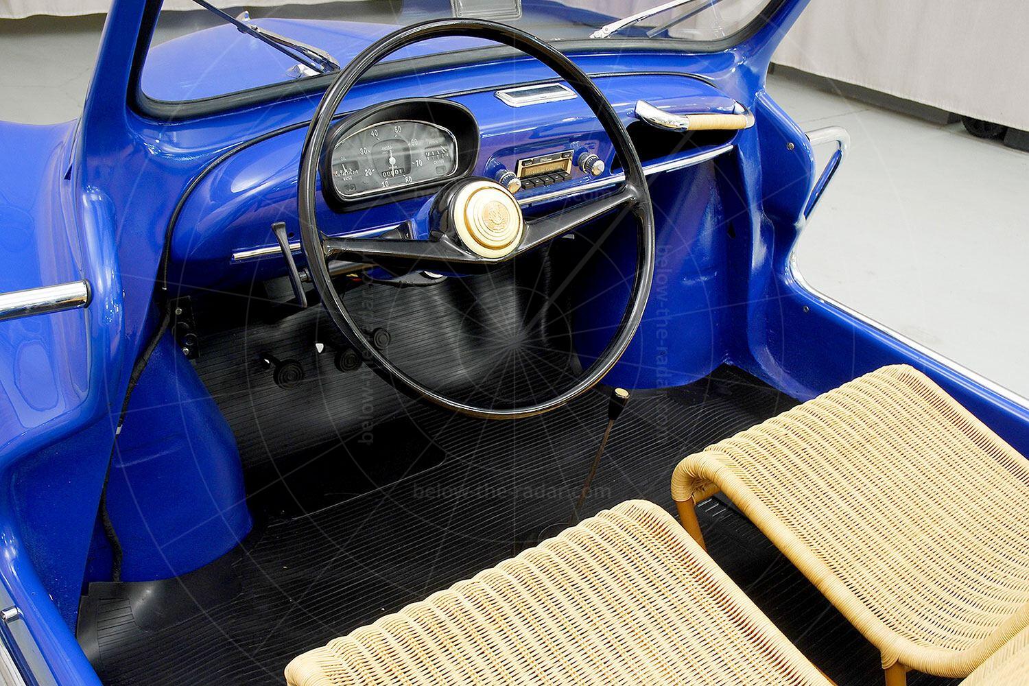 Renault 4CV Jolly interior Pic: Hyman Ltd | Renault 4CV Jolly interior