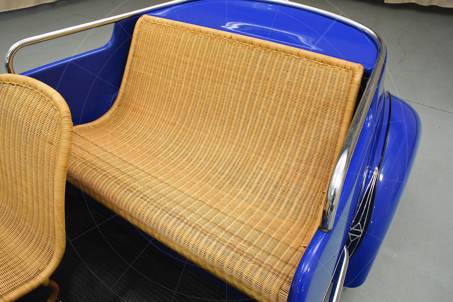 Renault 4CV Jolly rear seat Pic: Hyman Ltd | Renault 4CV Jolly rear seat