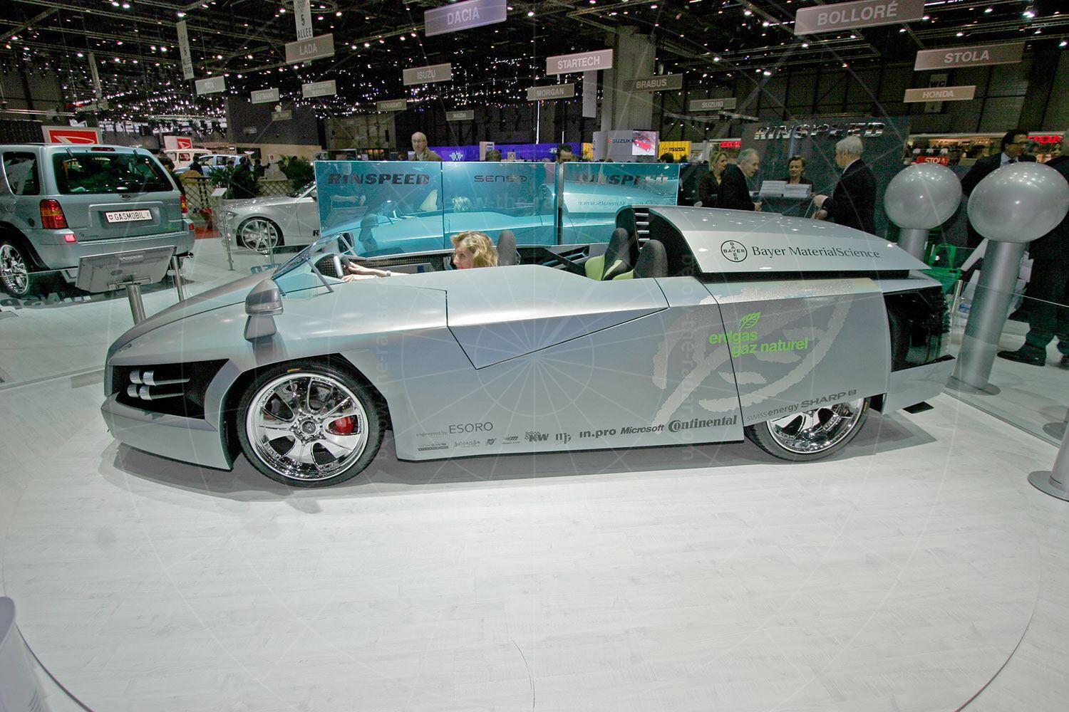 Rinspeed Senso at the 2005 Geneva Salon Pic: magiccarpics.co.uk | Rinspeed Senso at the 2005 Geneva Salon